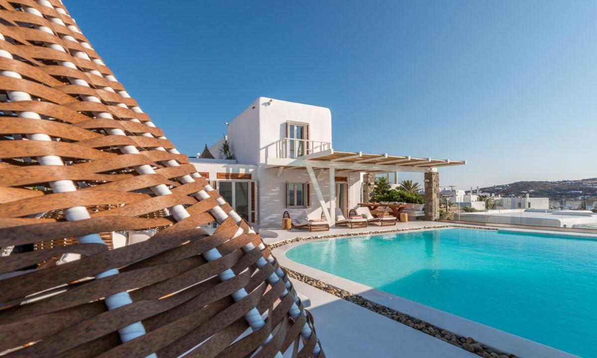 Luxury Ocean View Villa Mykonos Centre Mykonos Town Exterior foto